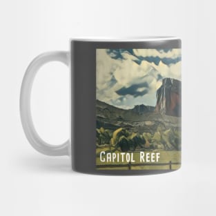 Capitol Reef National Park Watercolor Mug